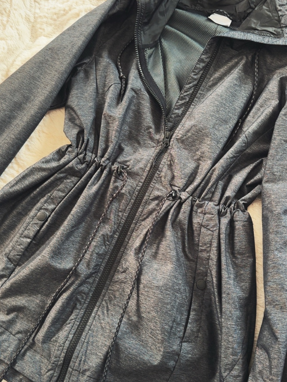 Women’s Columbia Rain Coat- Charcoal Gray